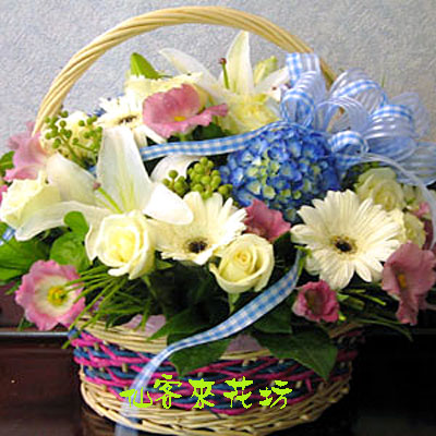 【A-026】藝術盆花、盆花、祝賀藝術盆花、婚禮喜慶藝術盆花:盆花-溫馨