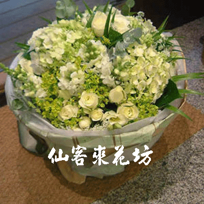 【B-034】傳情花束,浪漫情人花束,祝福生日花束:玫瑰花束-冬季戀歌